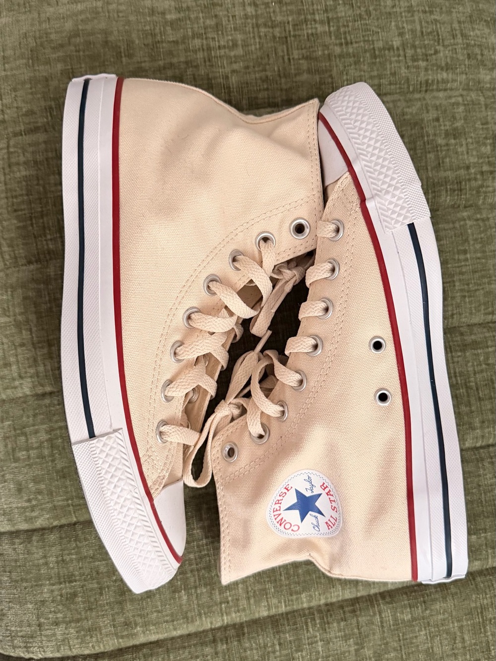 New Converse Chuck Taylor All Star High Top Sneakers - Beige